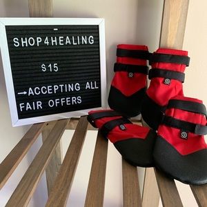 Dog Boots ✵ Ultra Paw Red Dog Boots